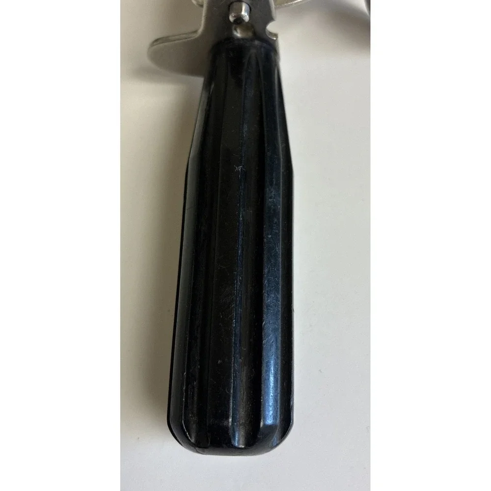 Williamson Ice Cream‎ Scoop Black Star Handle USA Stainless Steel Vintage